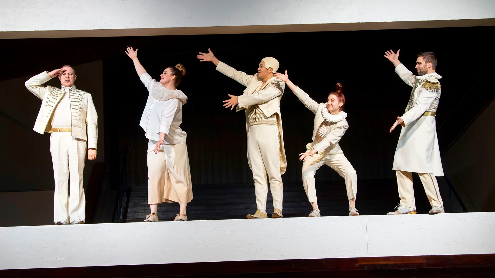 Andrew Murphy,  Sarah Brady, Hyunjai Marco Lee, Alexandra Meier, Domen Križaj (Foto: Priska Ketterer)