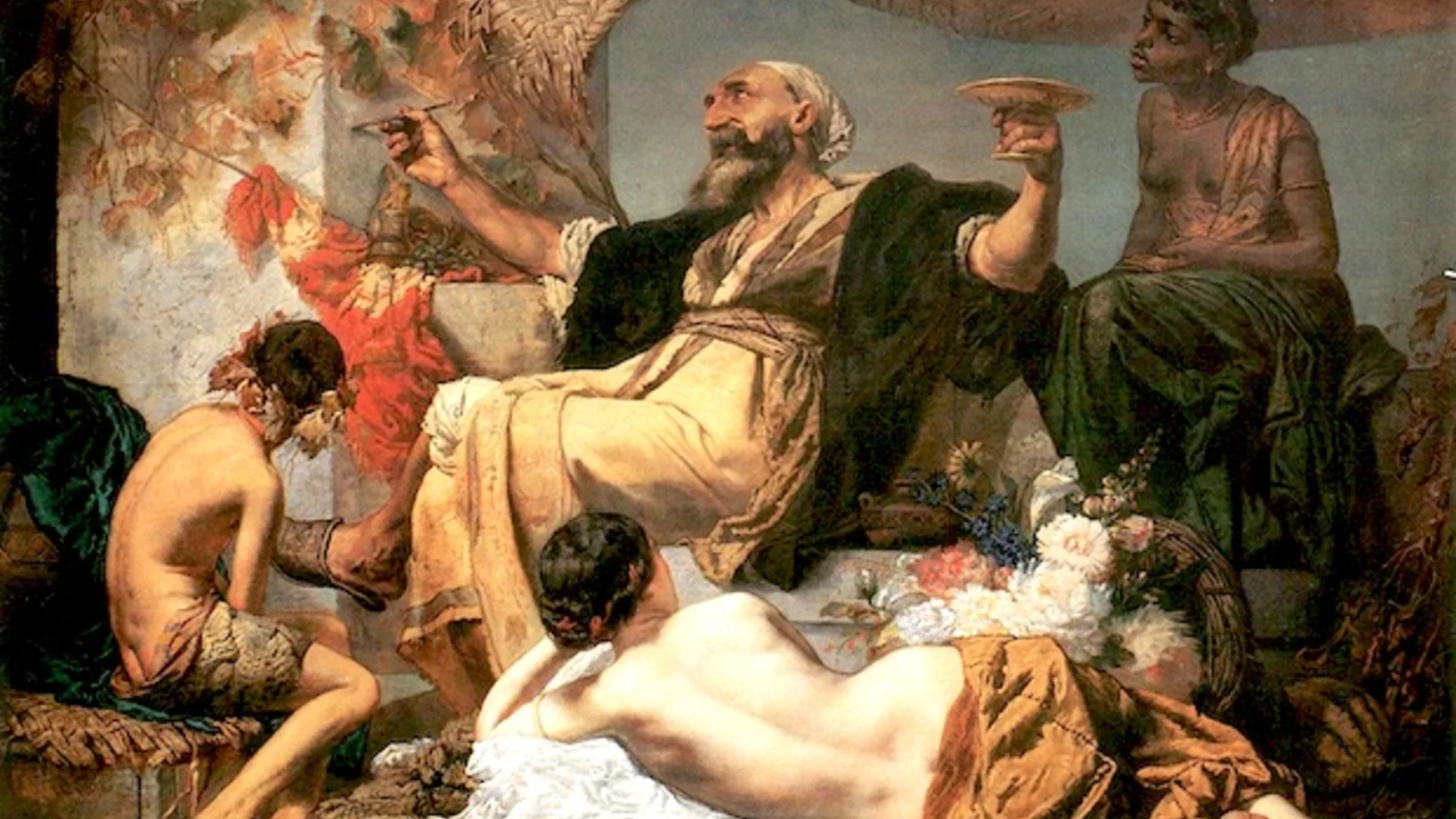 Anselm Feuerbach: Hafis vor der Schenke (Bild: PD)