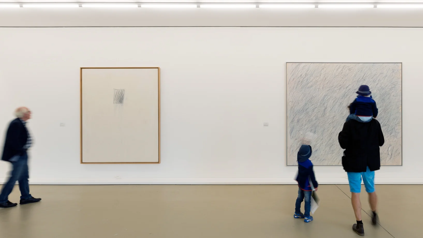 Die Ausstellung Cy Twombly im Basler Museum für Gegenwartskunst; © Kunstmuseum Basel, Foto: Julian Salinas