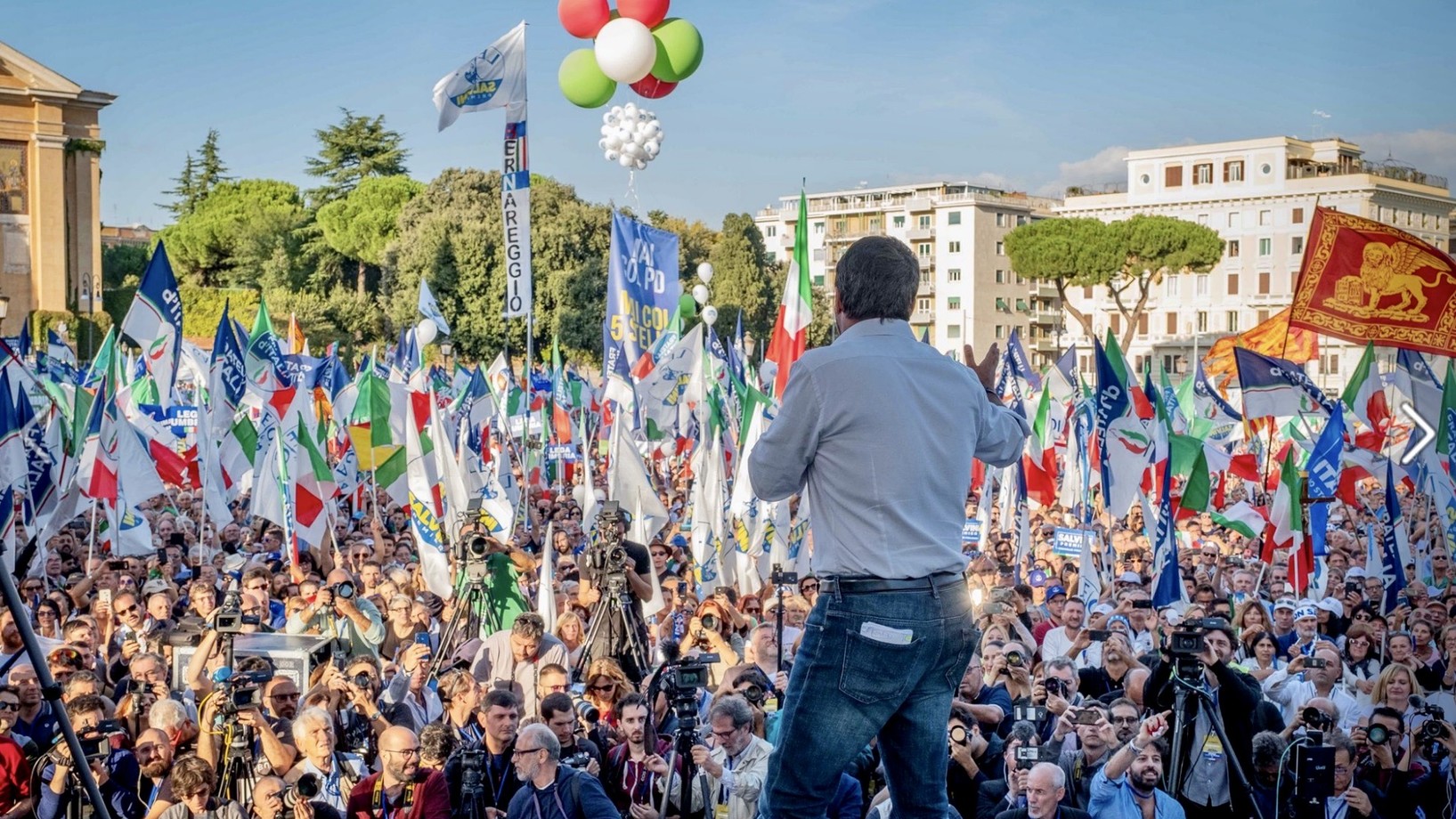 Salvini in Rom (Foto: Facebook Salvini)