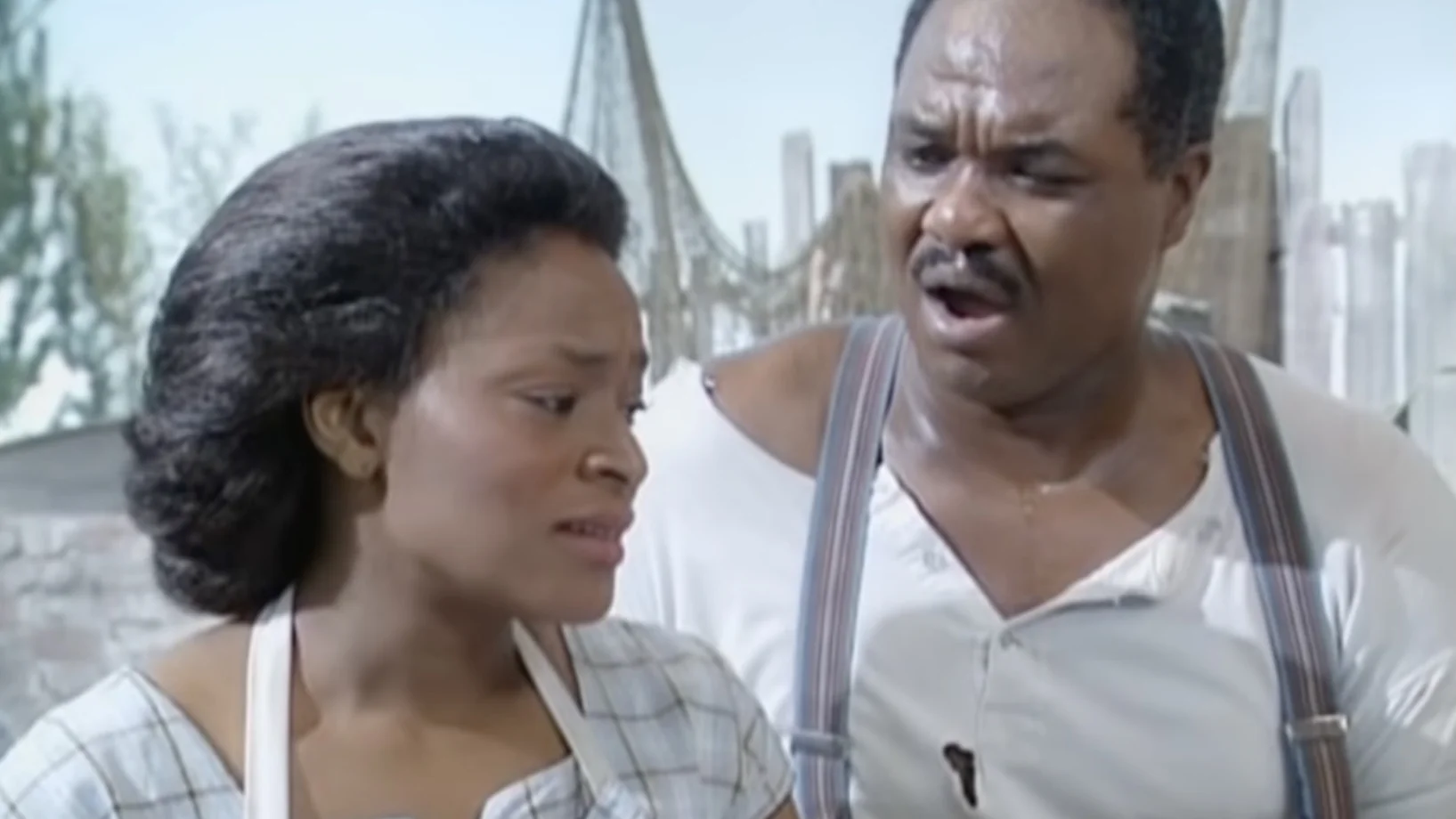 Porgy wird von Williard White gesungen, Bess von Cynthia Haymon. (Bild: Youtube)