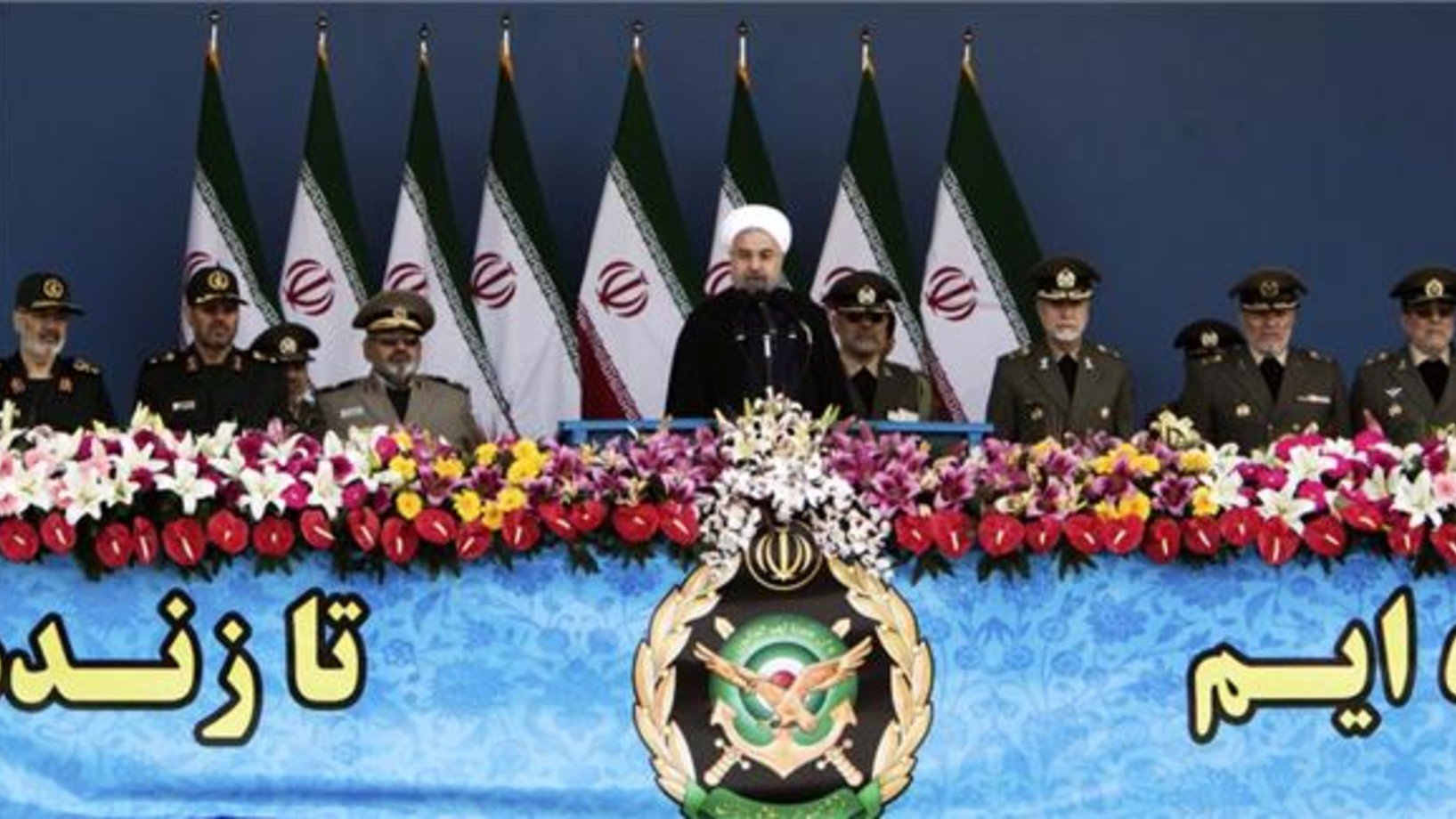 Präsident Hassan Rouhani am Samstag in Teheran