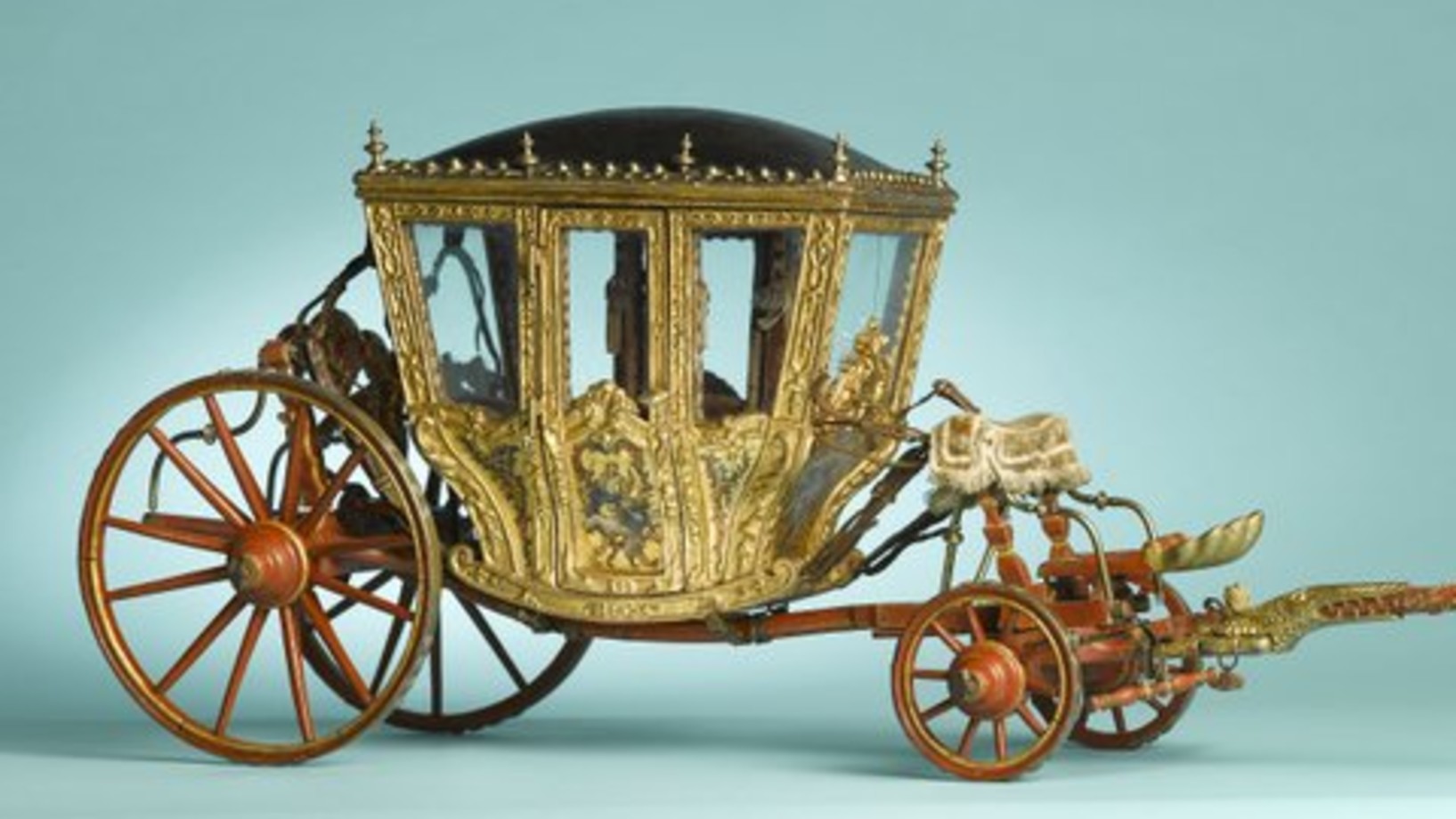 Modell einer Kutsche aus dem frühen 18. Jahrhundert © Musée jurassien d'art
et d'histoire