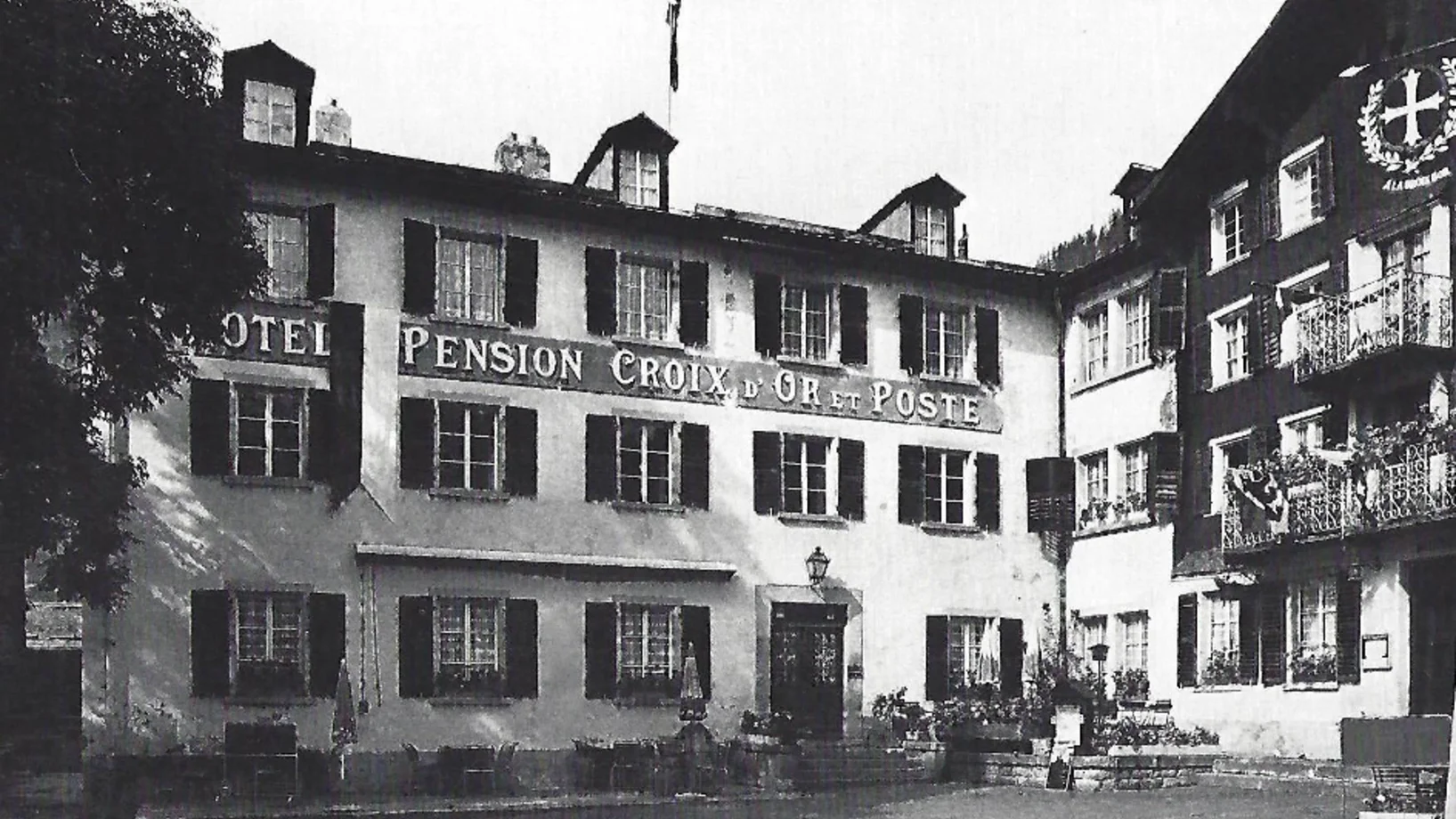 Gasthof „Zum goldenen Kreuz“ in Münster. Hier stieg Goethe am 11. November 1779 ab. ( Foto © Michael Ruetz)