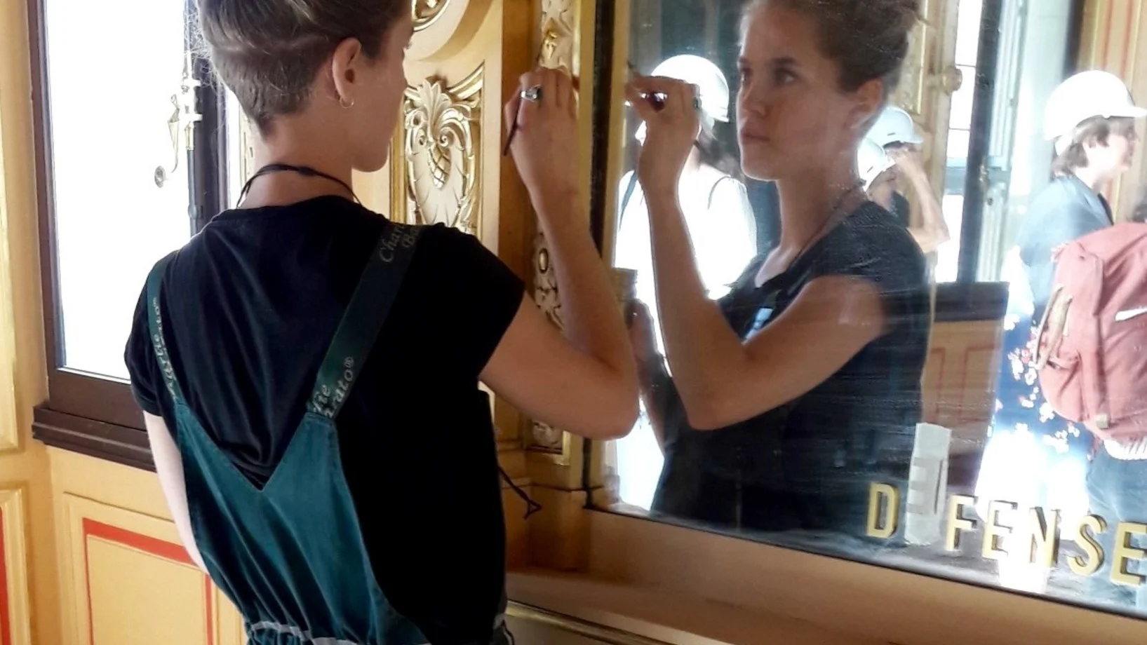 Letzte Feinarbeiten, alle Bilder © Annette Freitag