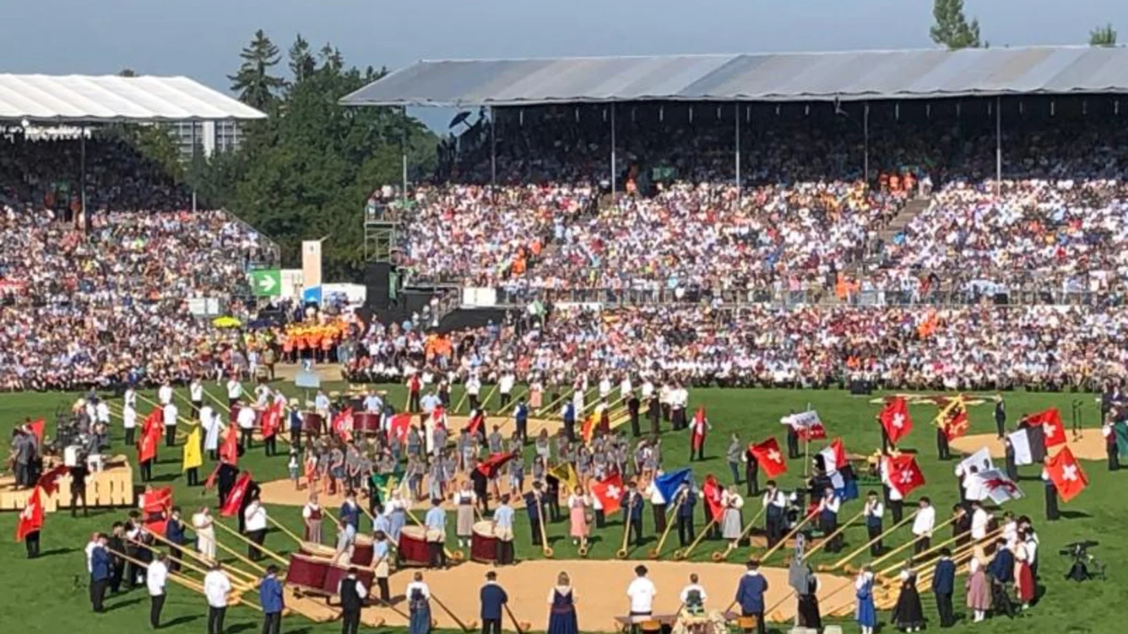 Pompös: der offizelle Festakt des Esaf 2019
Foto: Ignaz Staub