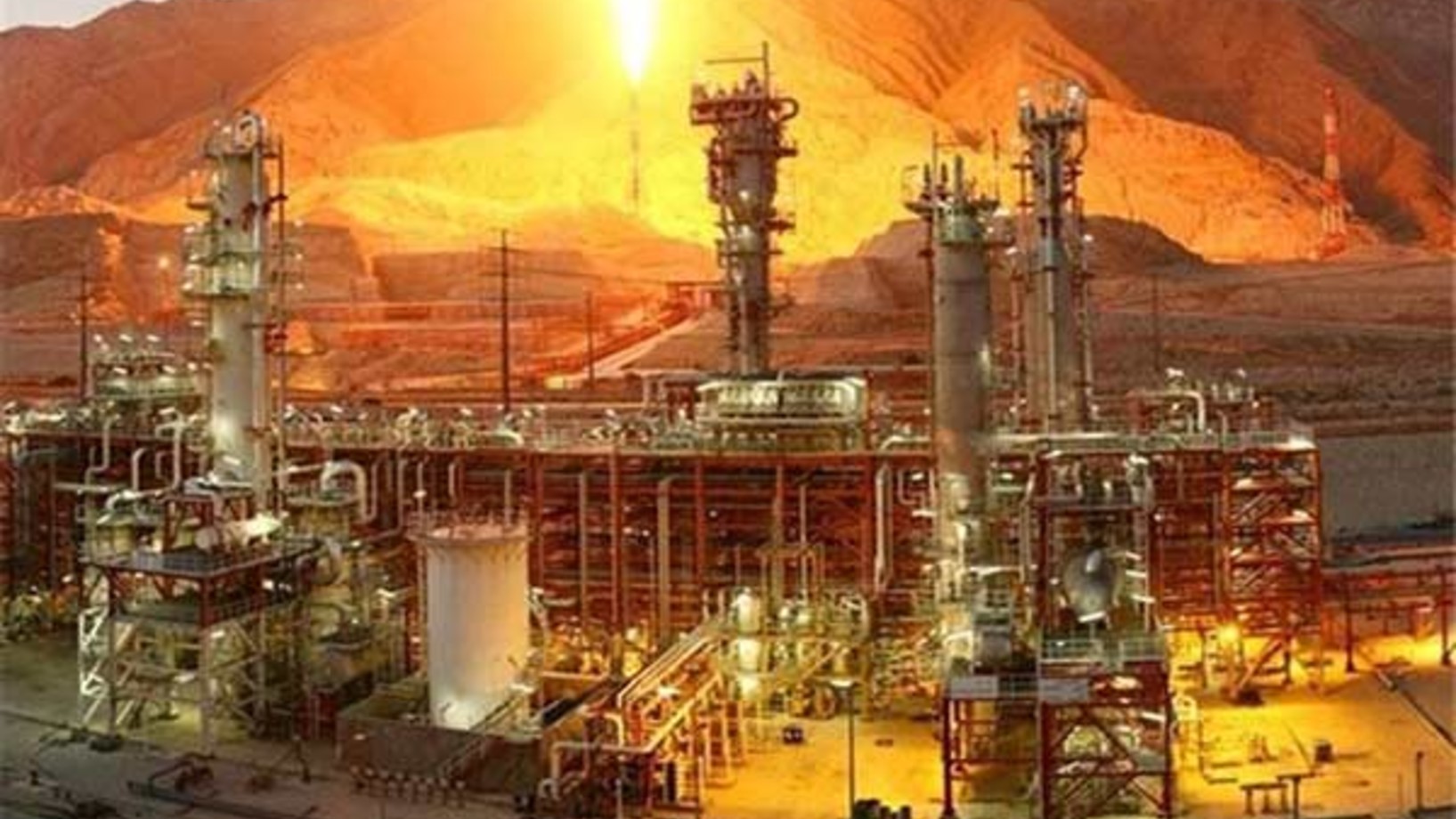 Öl- und Gasförderung im Ölffeld Süd-Pars, im Süden des Iran - eines der Projekte der Organisation „Khatam El-Anbia“

