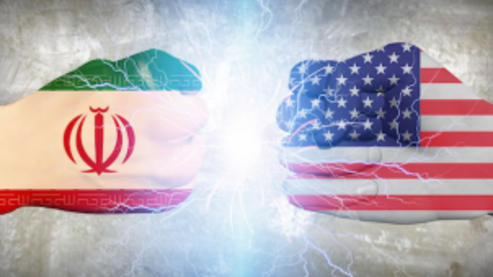 Foto: Flaggen von Iran und USA - fararu.com