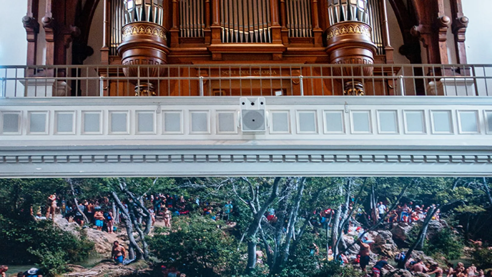 huber.huber: Energy oder Das verlorene Paradies. Installation der Johanneskirche in Zürich.