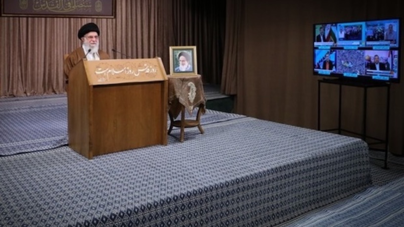Ali Khamenei, der politische und religiöse Führer des Iran