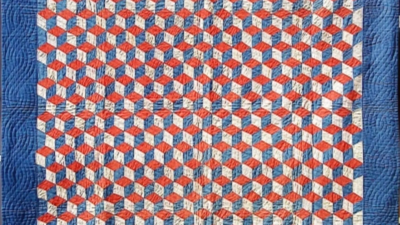 "Lady of the Lake", Ohio, 1912, 205 x 168 cm, Ausschnitt © Galerie zum Quilt