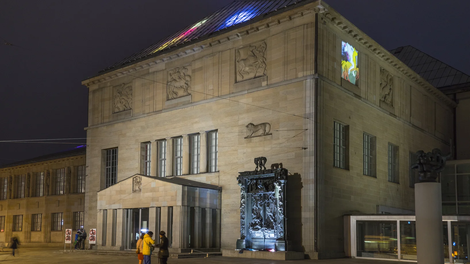 Pipilotti Rist: Tastende Lichter, 2016, Video- und Lichtinstallation Kunsthaus Zürich, 2016; Foto: Lena Huber; Courtesy the artist, Hauser & Wirth and Luhring Augustine