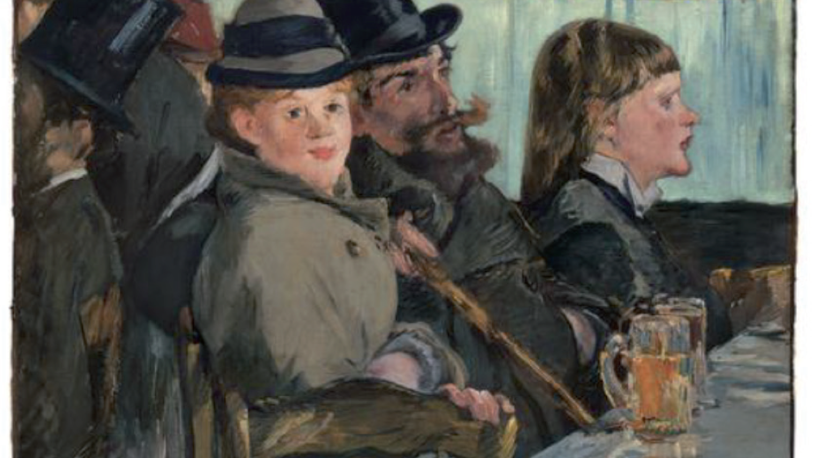 Edouard Manet, Im Café 1878, Öl auf Leinwand, 78 x 84 cm, Sammlung Oskar Reinhart «Am Römerholz», Winterthur