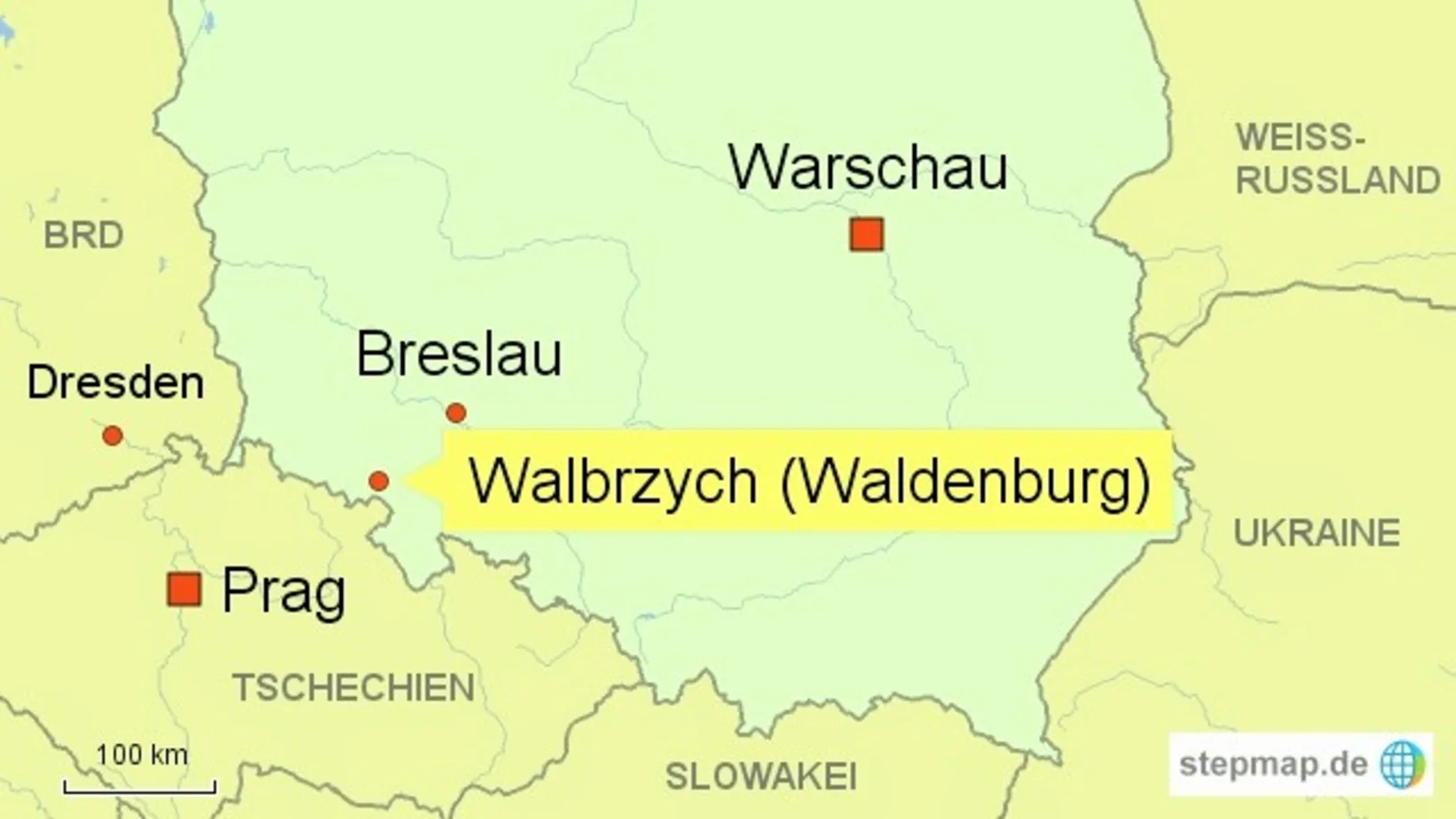 Polen (Karte: Journal21.ch/stepmap.de)