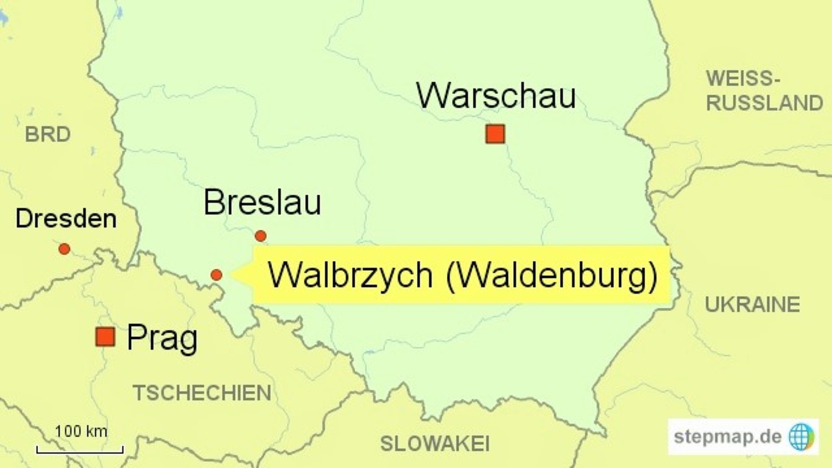 Polen (Karte: Journal21.ch/stepmap.de)