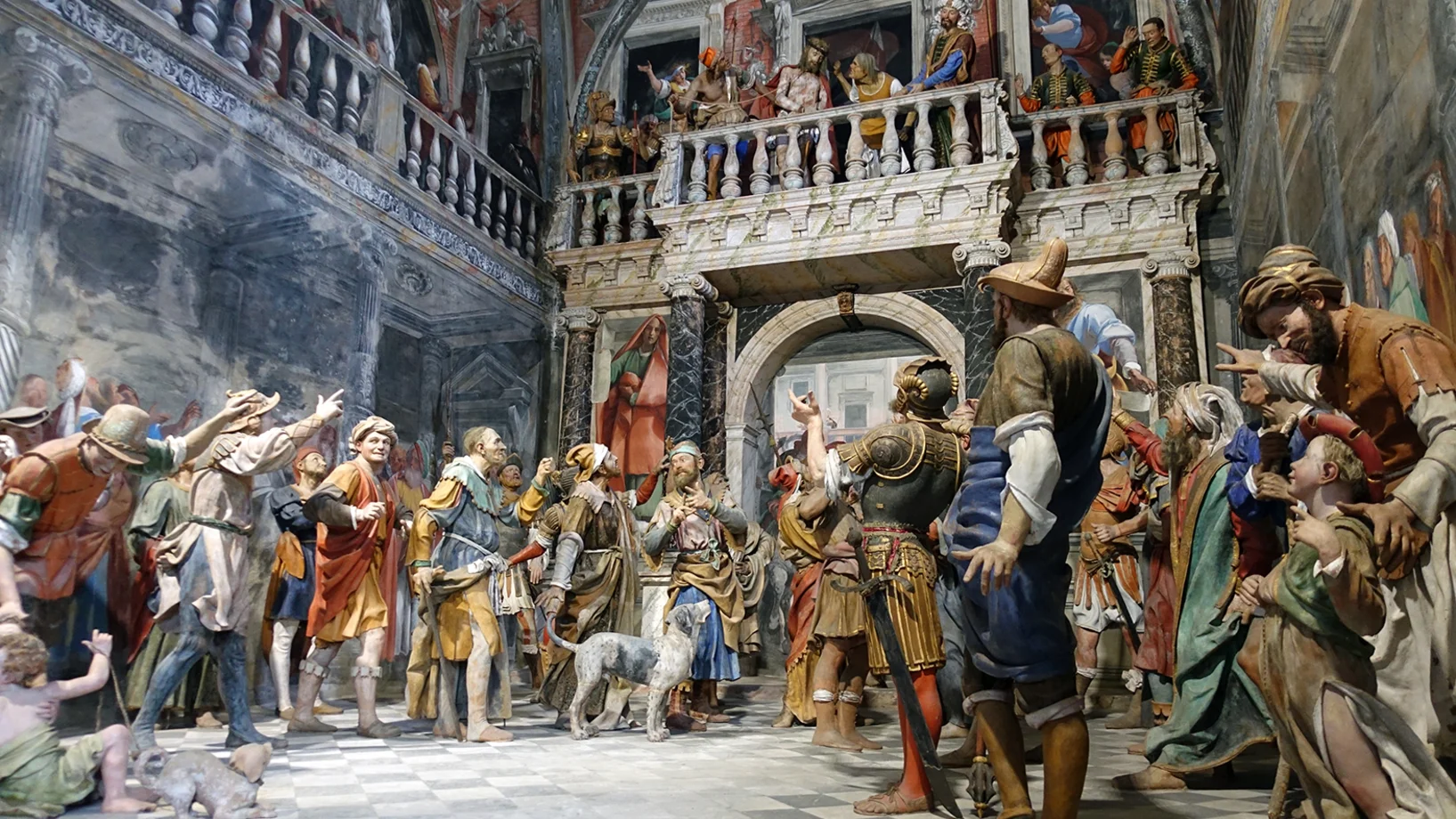 Figurentheater des «Ecce Homo» auf dem Sacro Monte von Varallo (Foto: J21, Fabrizio Brentini)