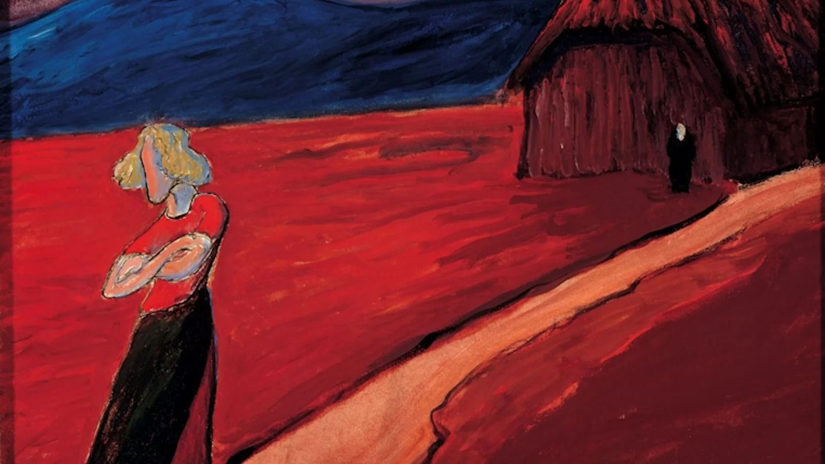 Marianne von Werefkin (1860–1938): Tragische Stimmung, 1910, Tempera auf Papier auf Karton, 46x58 cm; Museo comunale d'arte moderna Ascona, Collezione del Comune